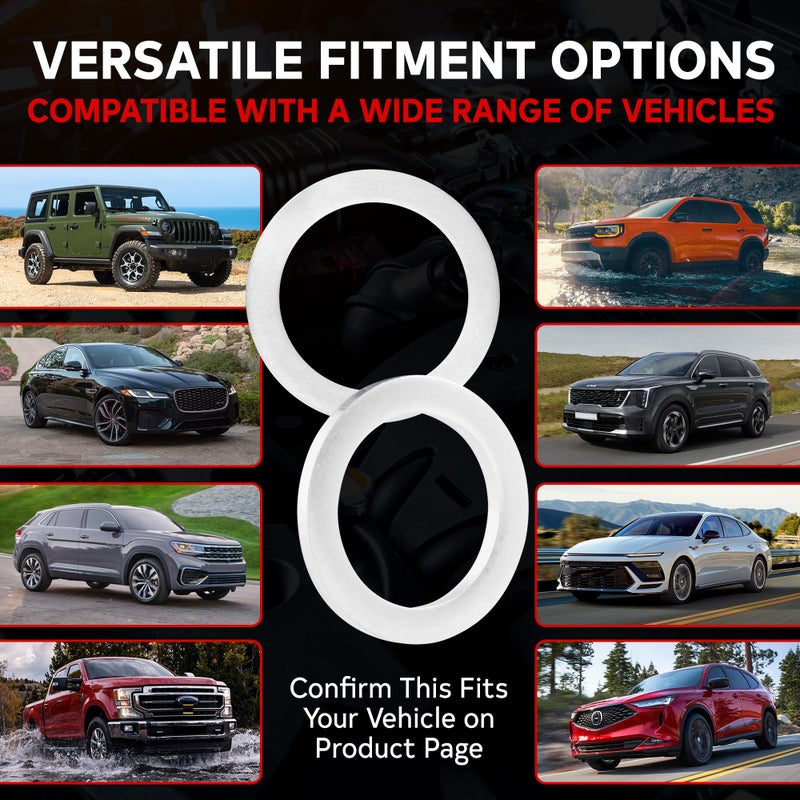 VOTEX - Made in USA - M16 16MM Oil Drain Plug Crush Washer Gasket Seal Ring for BMW,Mini,Subaru and More - Oil/Coolant (20 Pack) - Aluminum - 07119963252, 07119963251, 07119963259, 803916010, ACWM16 - Image 4